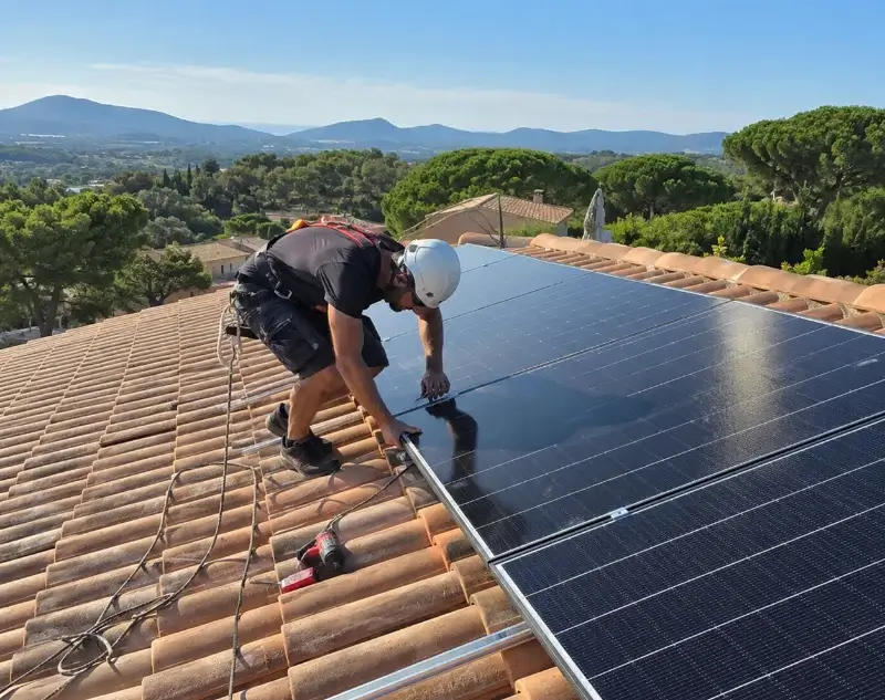 Installateur panneaux solaires Champagne-en-Valromey — pose photovoltaïque sur toiture